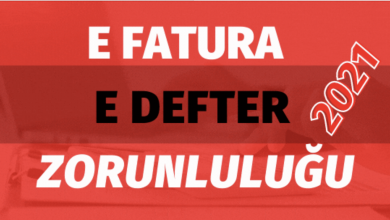E fatura, e defter geçiş zorunluluğu 2021